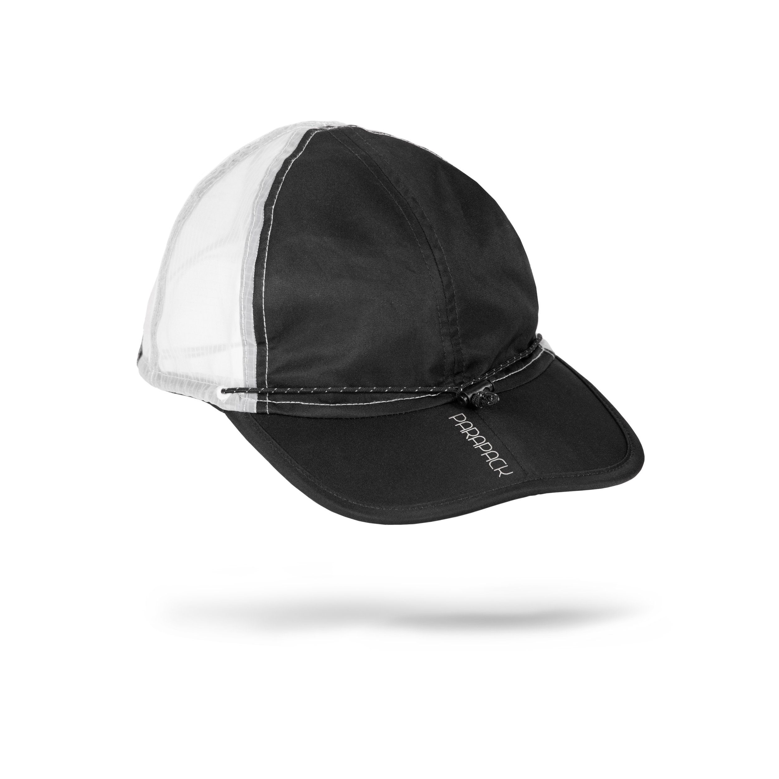 Parapack 6P | Jet Black | Ultra-lightweight packable headwear for
